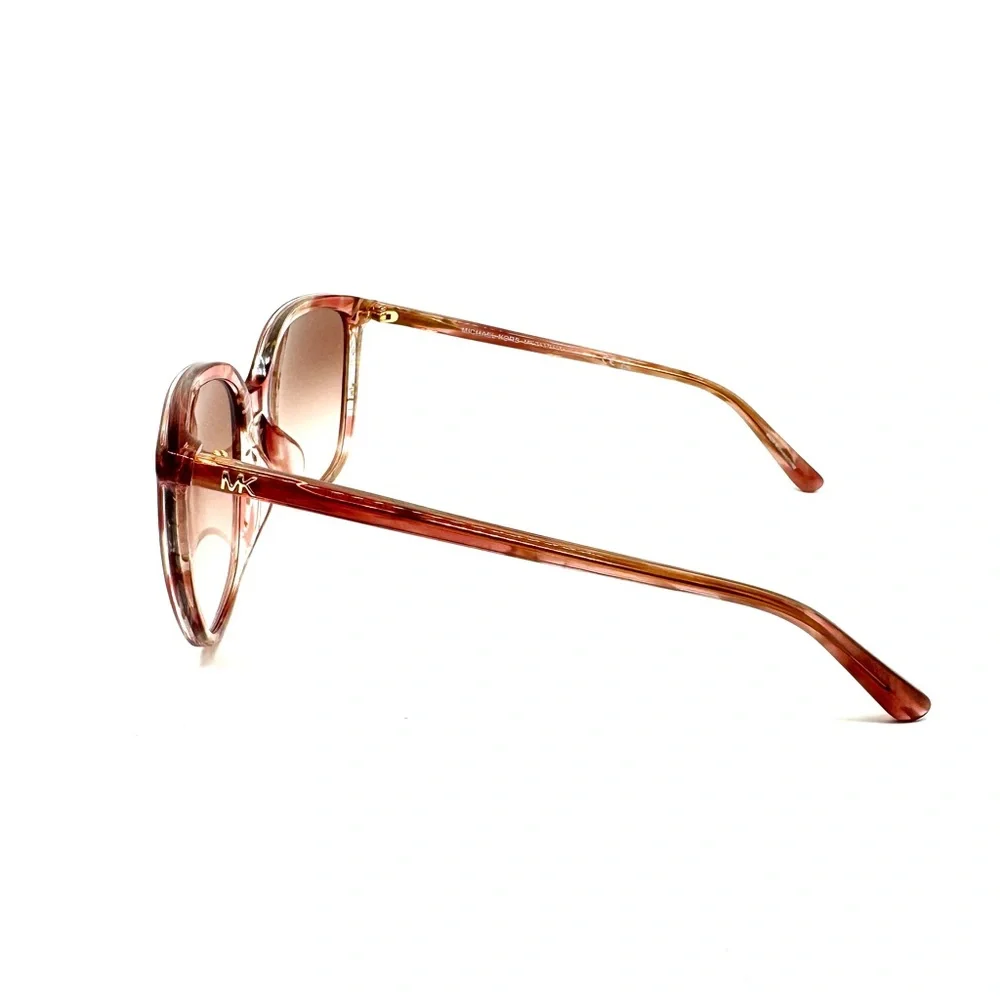 Michael Kors Pink and Brown Sunglasses with Oversized Frame Women
